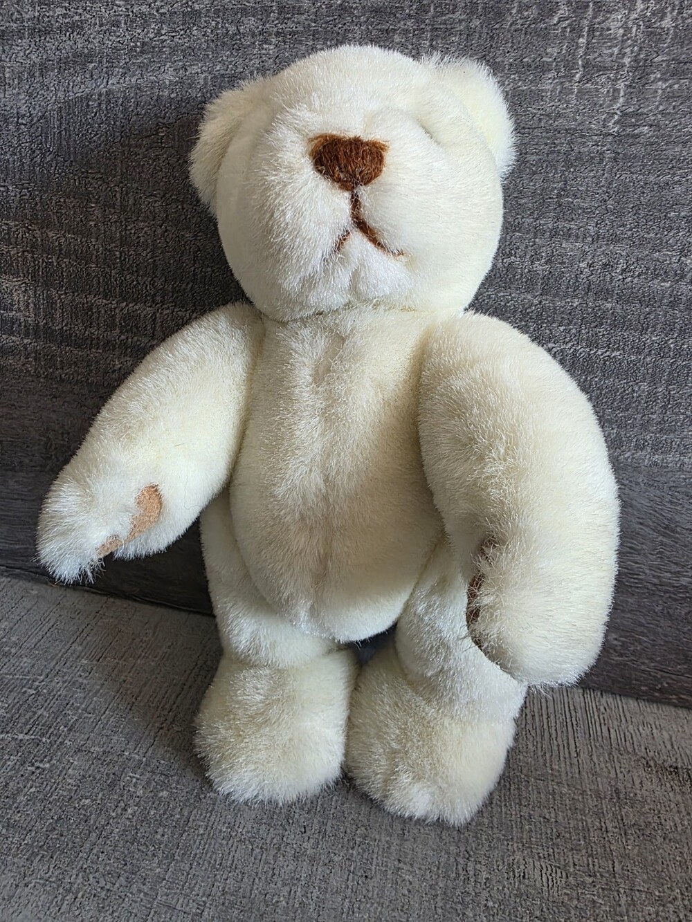 RARE 8" Gund Teddy Bear Plush 1983 Collectors Classics Jointed White G28